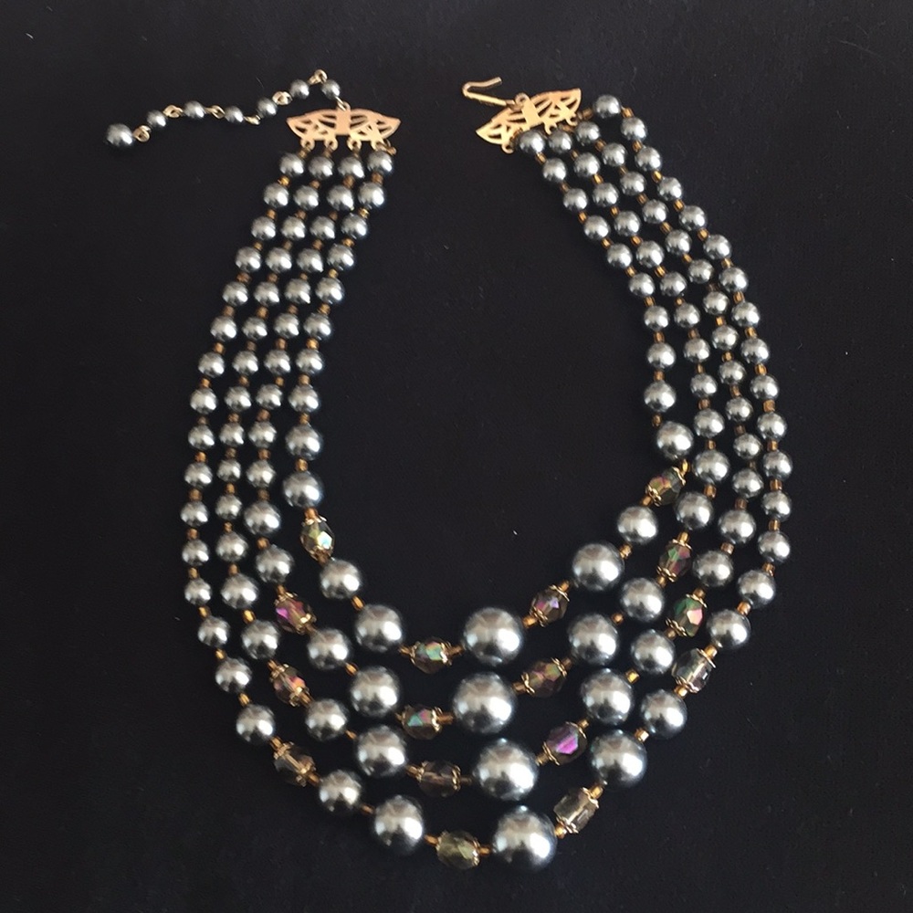 Silver Blue Necklace